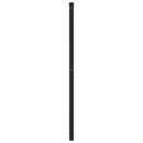 vidaXL fekete fém csere fejtámla 107 cm