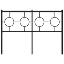 vidaXL fekete fém csere fejtámla 120 cm