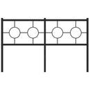 vidaXL fekete fém fejtámla 140 cm