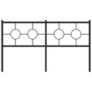 vidaXL fekete fém csere fejtámla 160 cm