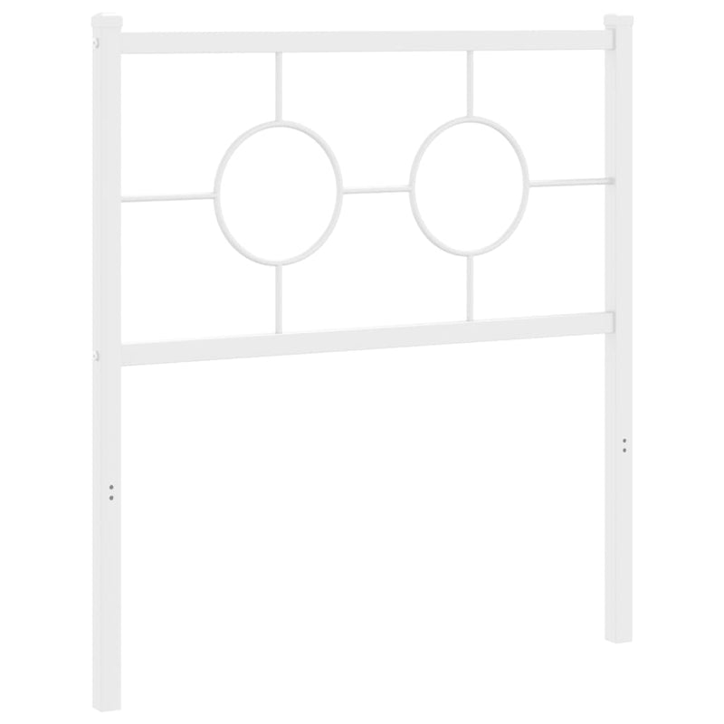 vidaXL fehér fém fejtámla 80 cm