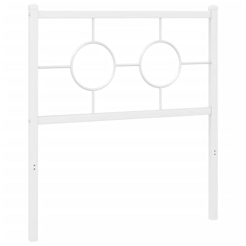 vidaXL fehér fém fejtámla 80 cm