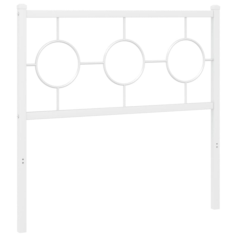 vidaXL fehér fém fejtámla 90 cm