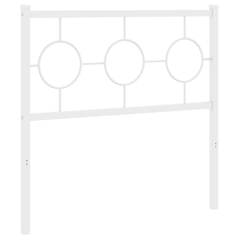 vidaXL fehér fém fejtámla 90 cm
