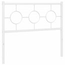 vidaXL fehér fém csere fejtámla 100 cm