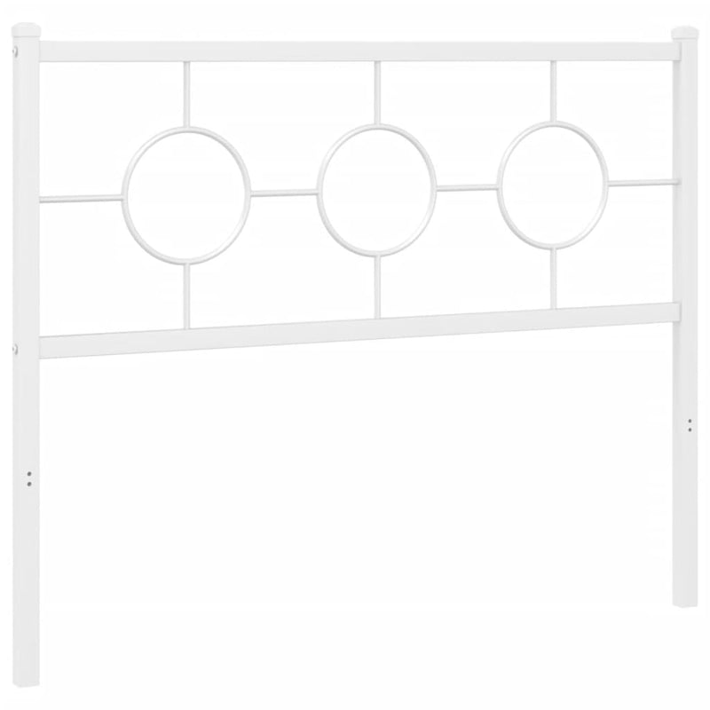 vidaXL fehér fém fejtámla 107 cm
