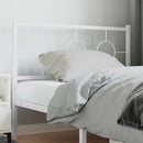 vidaXL fehér fém csere fejtámla 107 cm