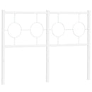 vidaXL fehér fém csere fejtámla 120 cm