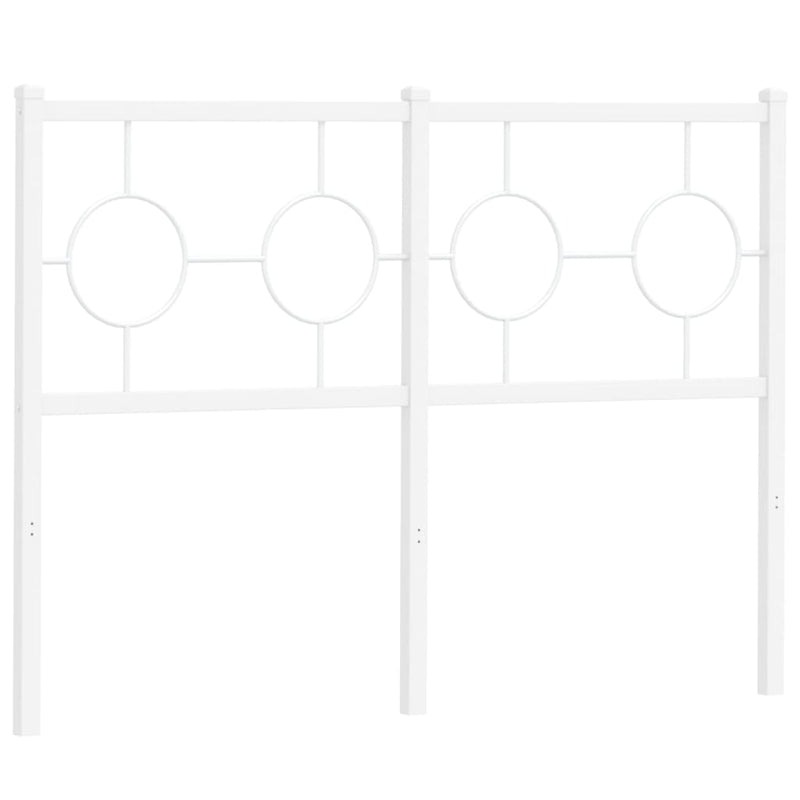 vidaXL fehér fém fejtámla 120 cm