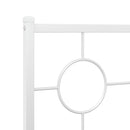 vidaXL fehér fém csere fejtámla 120 cm