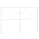 vidaXL fehér fém fejtámla 140 cm