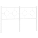 vidaXL fehér fém fejtámla 140 cm