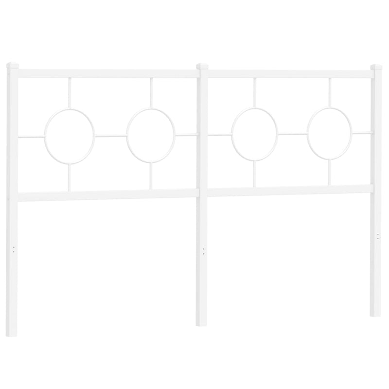 vidaXL fehér fém fejtámla 140 cm