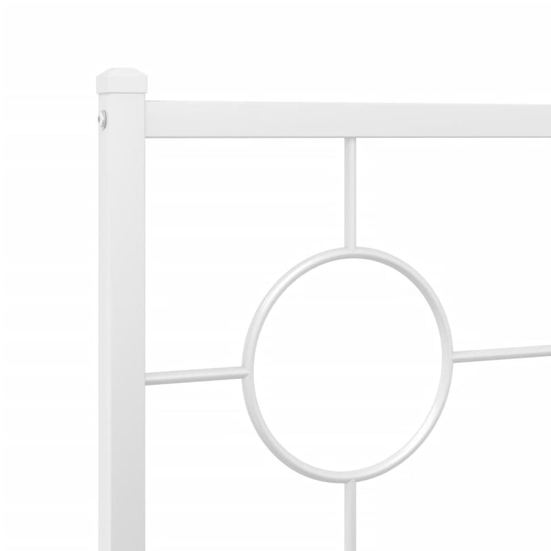 vidaXL fehér fém fejtámla 140 cm
