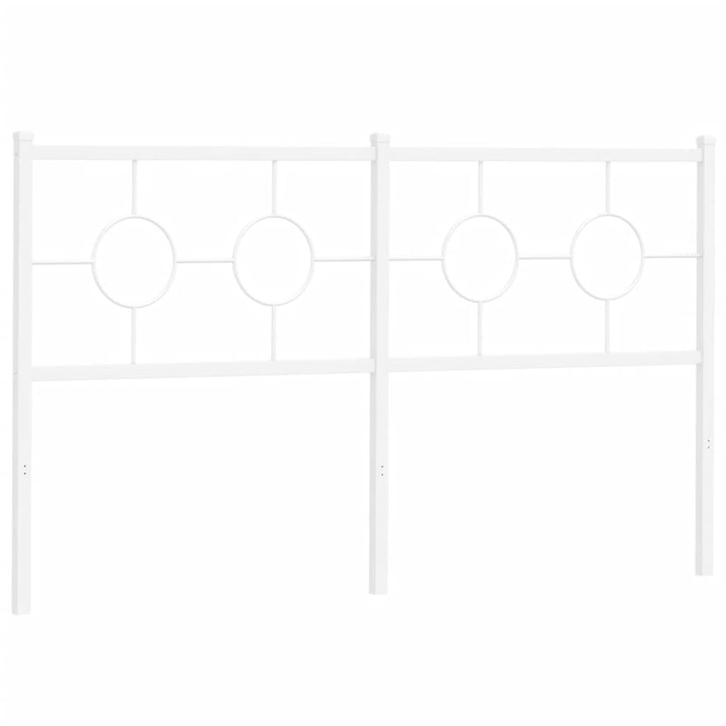 vidaXL fehér fém fejtámla 150 cm
