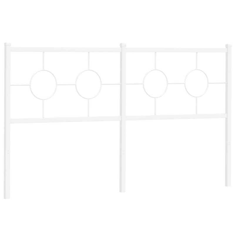 vidaXL fehér fém fejtámla 150 cm