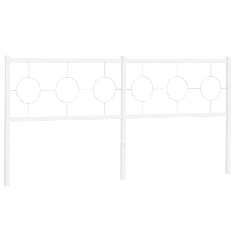 vidaXL fehér fém fejtámla 180 cm