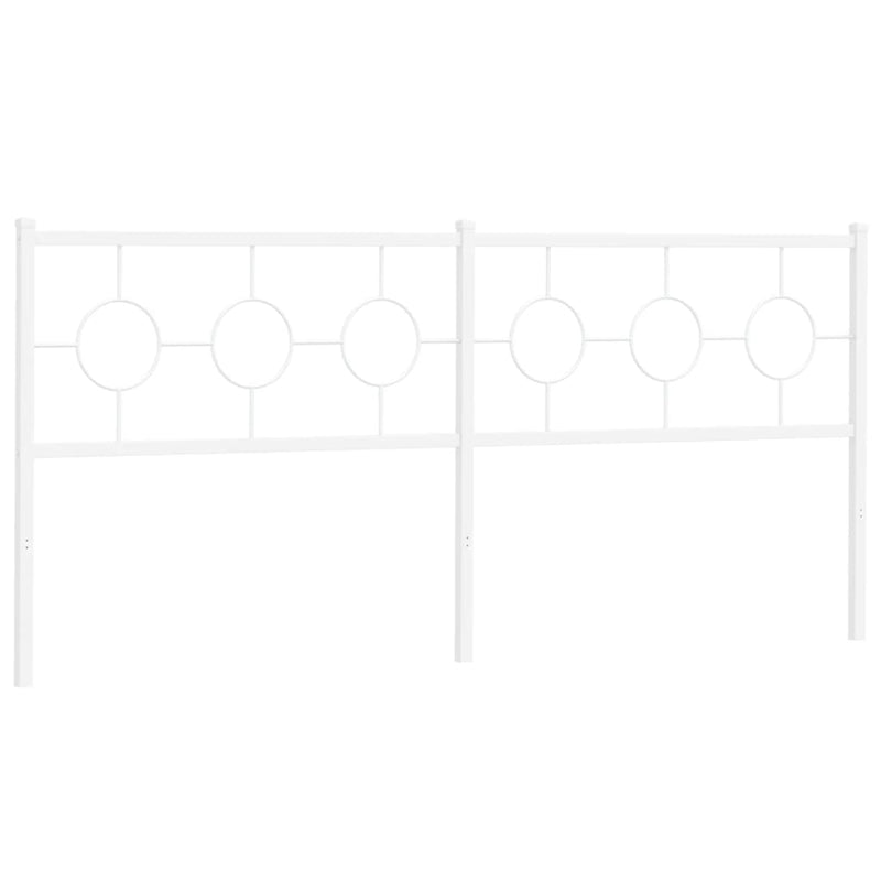 vidaXL fehér fém fejtámla 193 cm