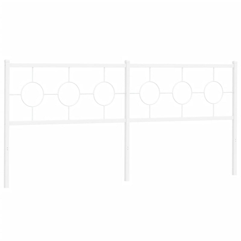 vidaXL fehér fém fejtámla 193 cm