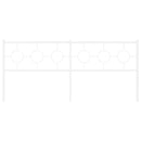 vidaXL fehér fém fejtámla 200 cm