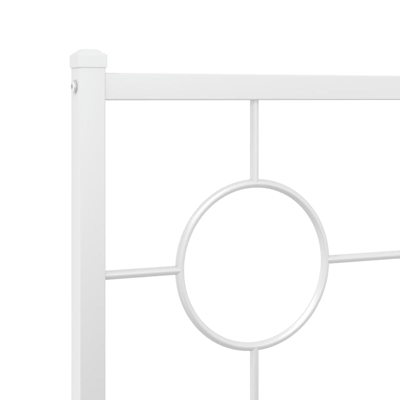 vidaXL fehér fém fejtámla 200 cm