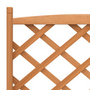 vidaXL barna tömör fenyőfa virágláda ráccsal 75 x 35 x 150 cm