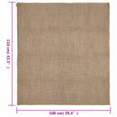 vidaXL 10 db jutazsák 100 x 110 cm 100% juta 220 gsm