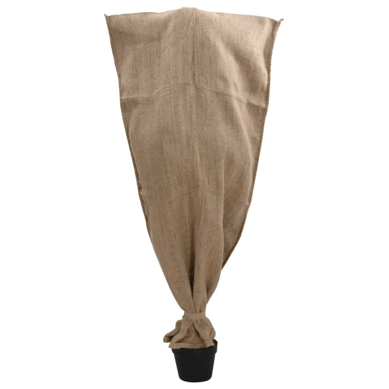 vidaXL 10 db jutazsák, 65 x 135 cm, 100% juta, 340 g/m²