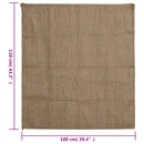 vidaXL 5 db jutazsák 100 x 110 cm 100% juta 340 gsm