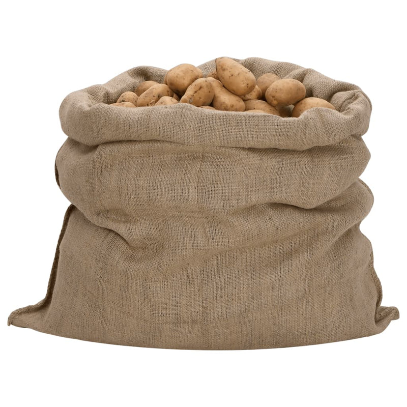 vidaXL 10 db jutazsák 100x110 cm 100% juta 340 g/m²