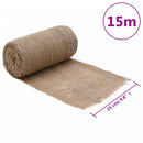 vidaXL jutatekercs 0,25 x 15 m 100% juta 200 g/m2