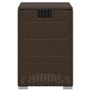 vidaXL barna polyrattan propántartály borító asztal 40 x 40 x 60 cm