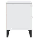 vidaXL VIKEN fehér szerelt fa éjjeliszekrény