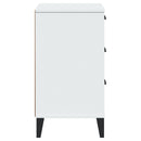 vidaXL VIKEN fehér szerelt fa éjjeliszekrény