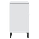 vidaXL VIKEN fehér szerelt fa éjjeliszekrény