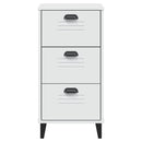 vidaXL VIKEN fehér szerelt fa éjjeliszekrény