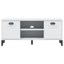 vidaXL VIKEN fehér szerelt fa cipőtároló pad 106 x 35 x 45 cm