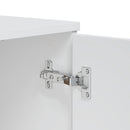 vidaXL VIKEN fehér szerelt fa tálalószekrény 80 x 40 x 80 cm