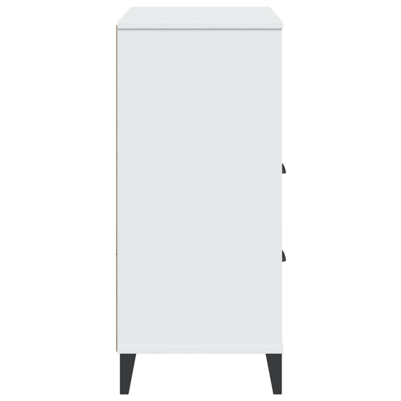 vidaXL VIKEN fehér szerelt fa könyvszekrény 80 x 40 x 90 cm