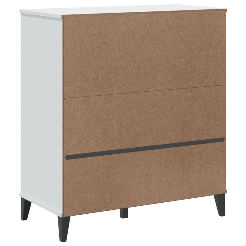 vidaXL VIKEN fehér szerelt fa könyvszekrény 80 x 40 x 90 cm