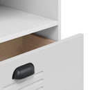 vidaXL VIKEN fehér szerelt fa könyvszekrény 60 x 35 x 123 cm