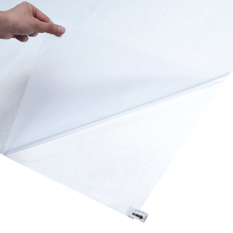 vidaXL matt szürke PVC statikus ablakfólia 60 x 2000 cm