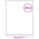 vidaXL matt fehér PVC statikus ablakfólia 45 x 1000 cm