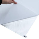 vidaXL matt fehér PVC statikus ablakfólia 90 x 1000 cm