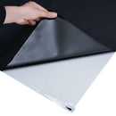 vidaXL matt fekete PVC statikus ablakfólia 60 x 1000 cm
