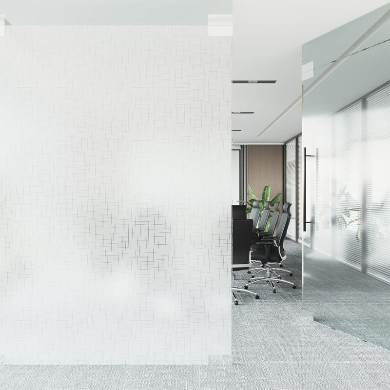 vidaXL matt csillagmintás PVC ablakfólia 45 x 500 cm