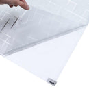 vidaXL matt csillagmintás PVC ablakfólia 45 x 500 cm