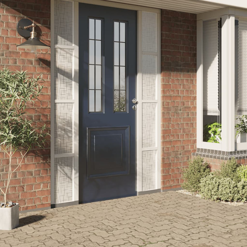 vidaXL matt csillagmintás PVC ablakfólia 90 x 500 cm