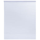 vidaXL matt csíkos mintás PVC ablakfólia 60 x 500 cm