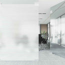 vidaXL matt csíkos mintás PVC ablakfólia 60 x 500 cm